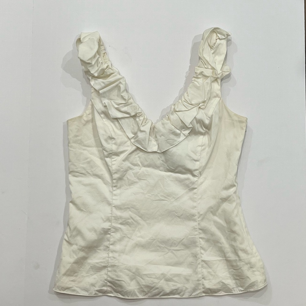 White House black market corset style top Sz 4